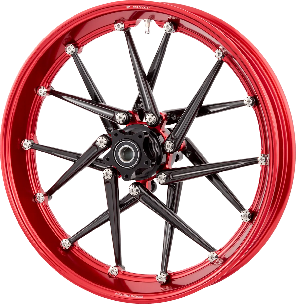 Arlen Ness Spoken Rim 21x3.50 Red/Black
