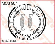 Trw Mcs907 Organische Bremsbacken Satz (160mm) - Hinten