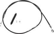 Drag Specialties High-efficiency Clutch Cable - Black Vinyl