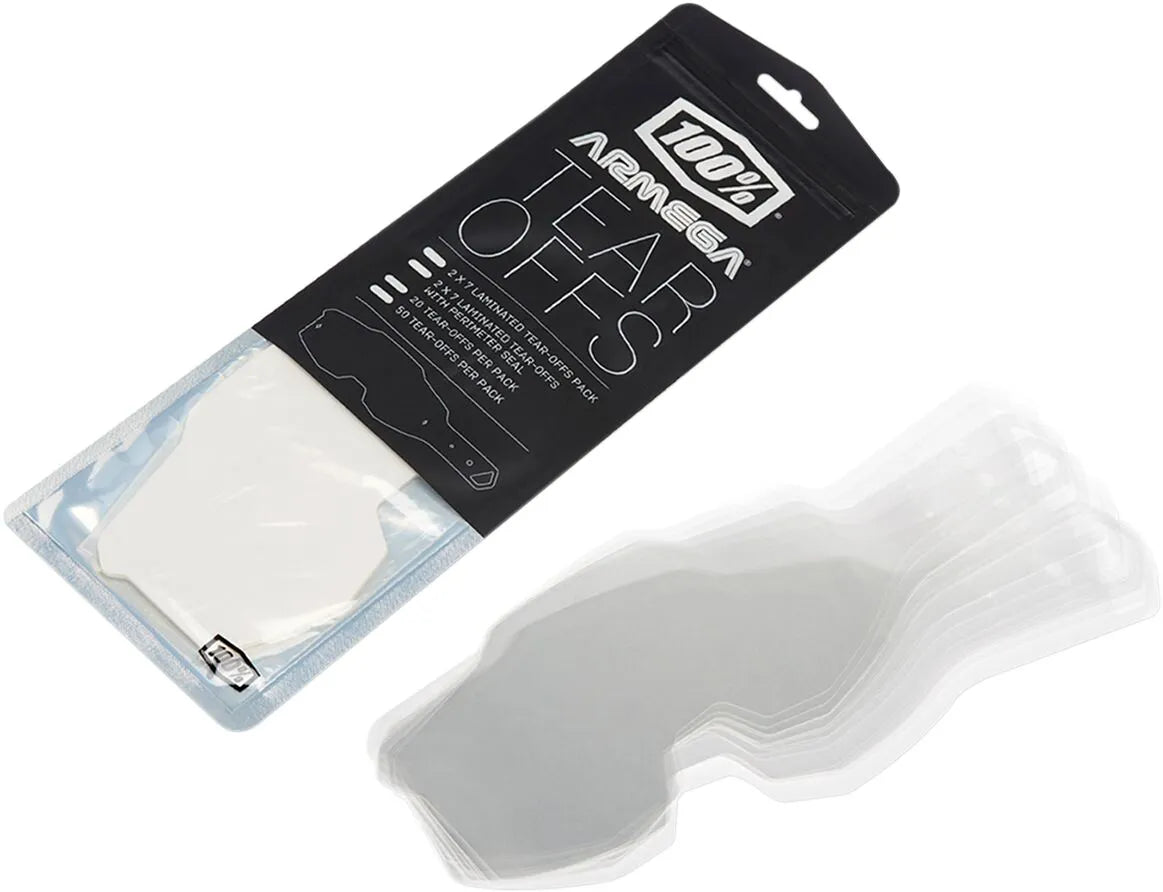 100% Armega ARmatic Laminated Goggle Tear-Offs 7-Pack