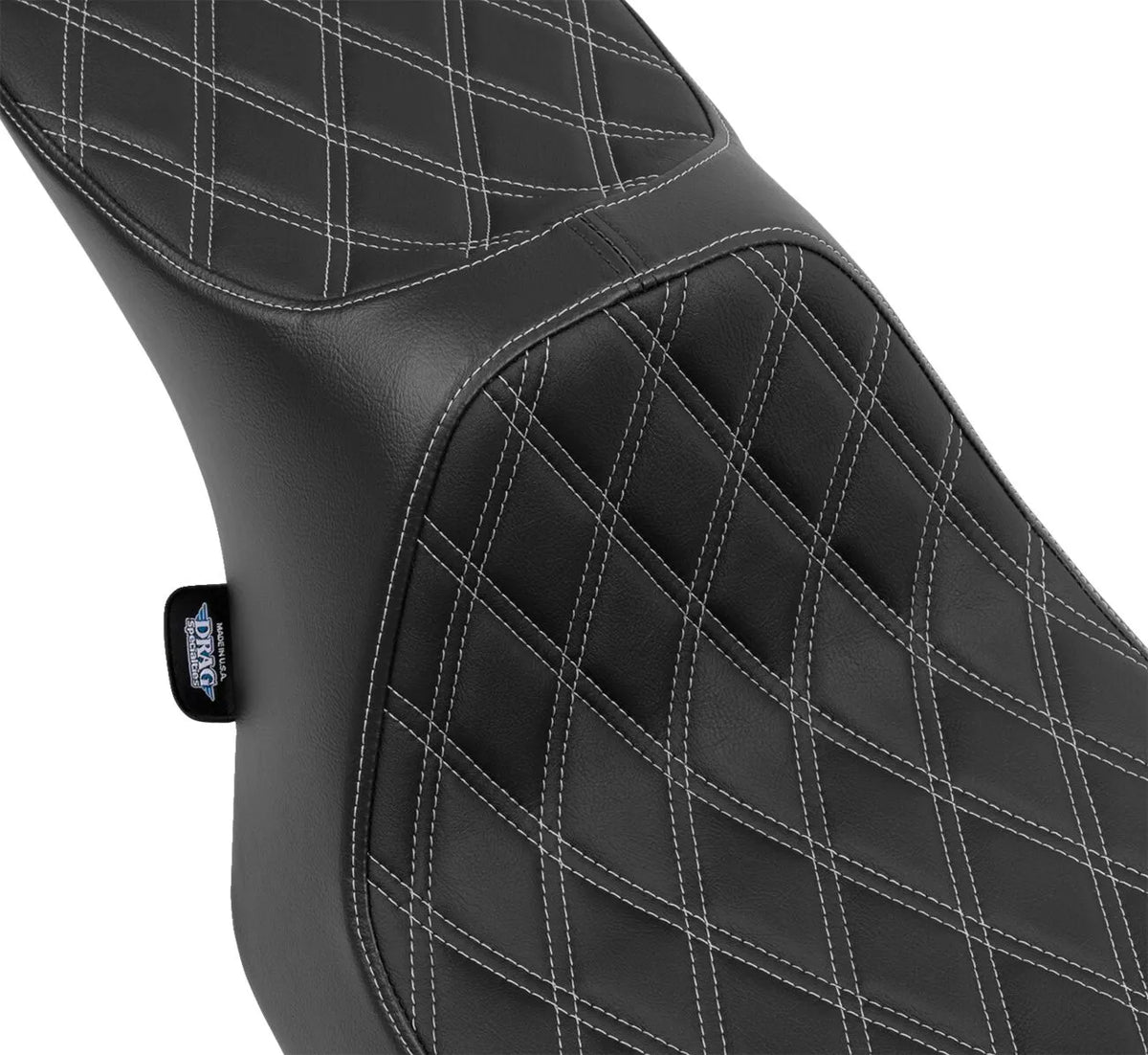2-Up Drag Specialties Predator Iii Seat - For Harley Davidson
