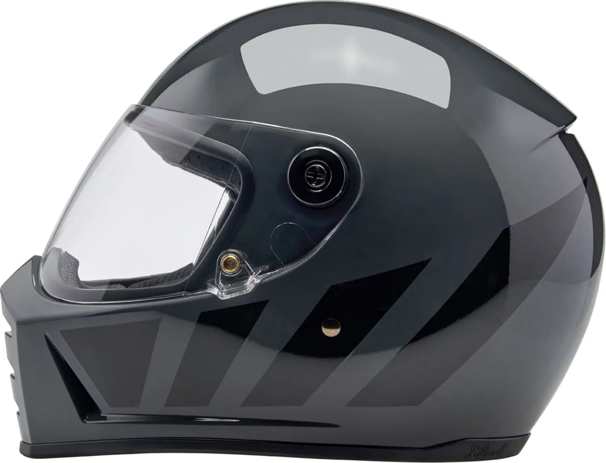 Biltwell Lane Splitter Helmet Gloss Storm Inertia