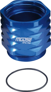 Moose Offroad Hinterradbremsflüssigkeitsbehälter-Verlängerung - Aluminium Blau