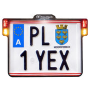 Heinz Bikes All-in-one 2.0 License Plate Holder With Led Lights