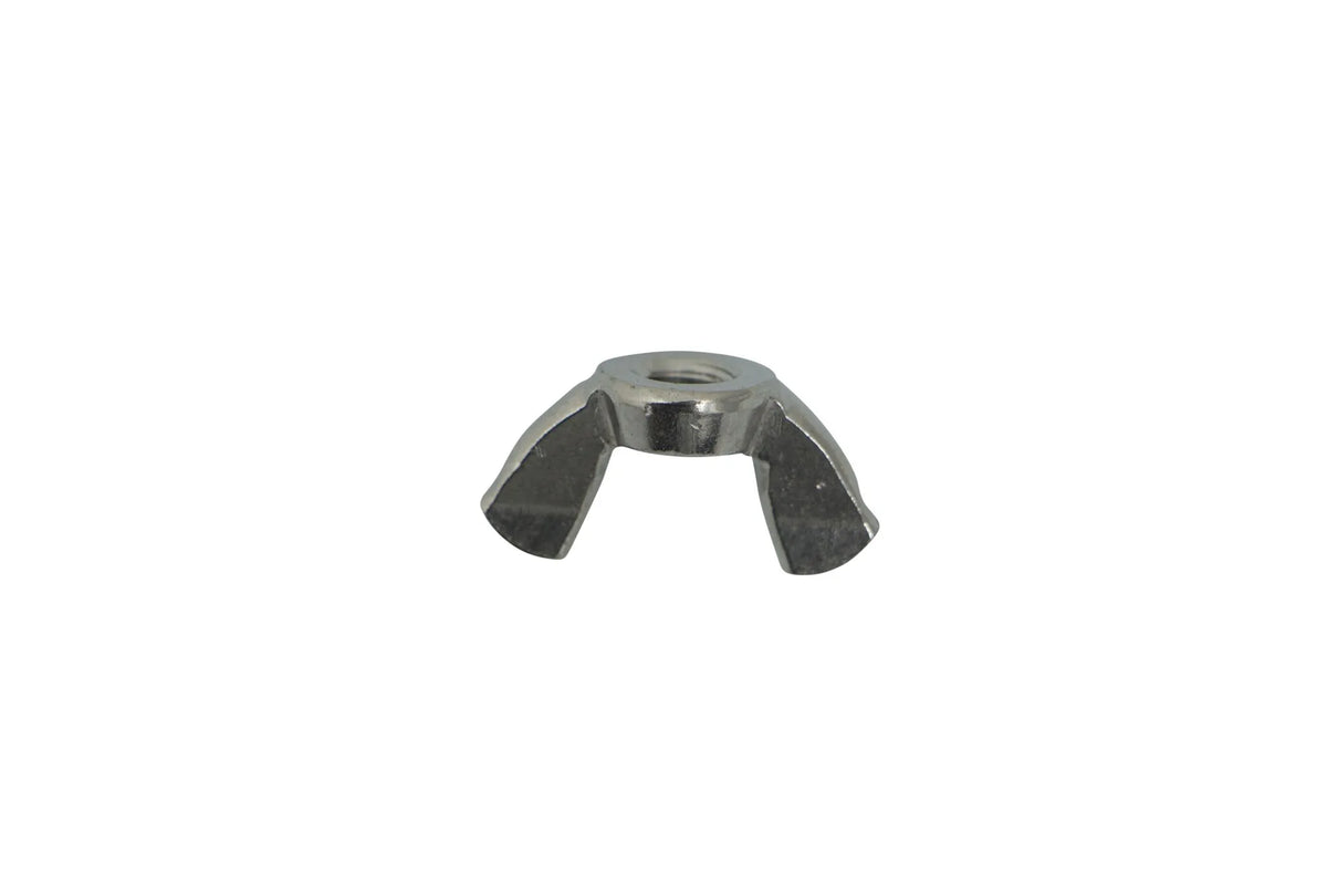 Moose Offroad Four Wheel Wing Nut 1/4" Silver for ATV Spreader