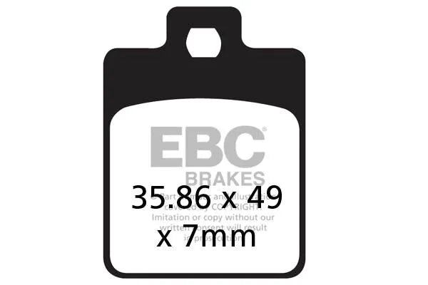 Ebc Sfac Carbon Series Scooter Brake Pads