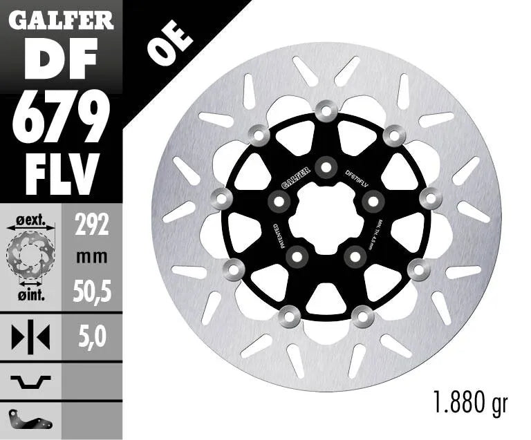 Galfer Floating Round Brake Rotor For Motorcycles