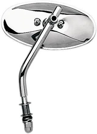 Emgo Chrome Universal Stamped Steel Motorcycle Mirror