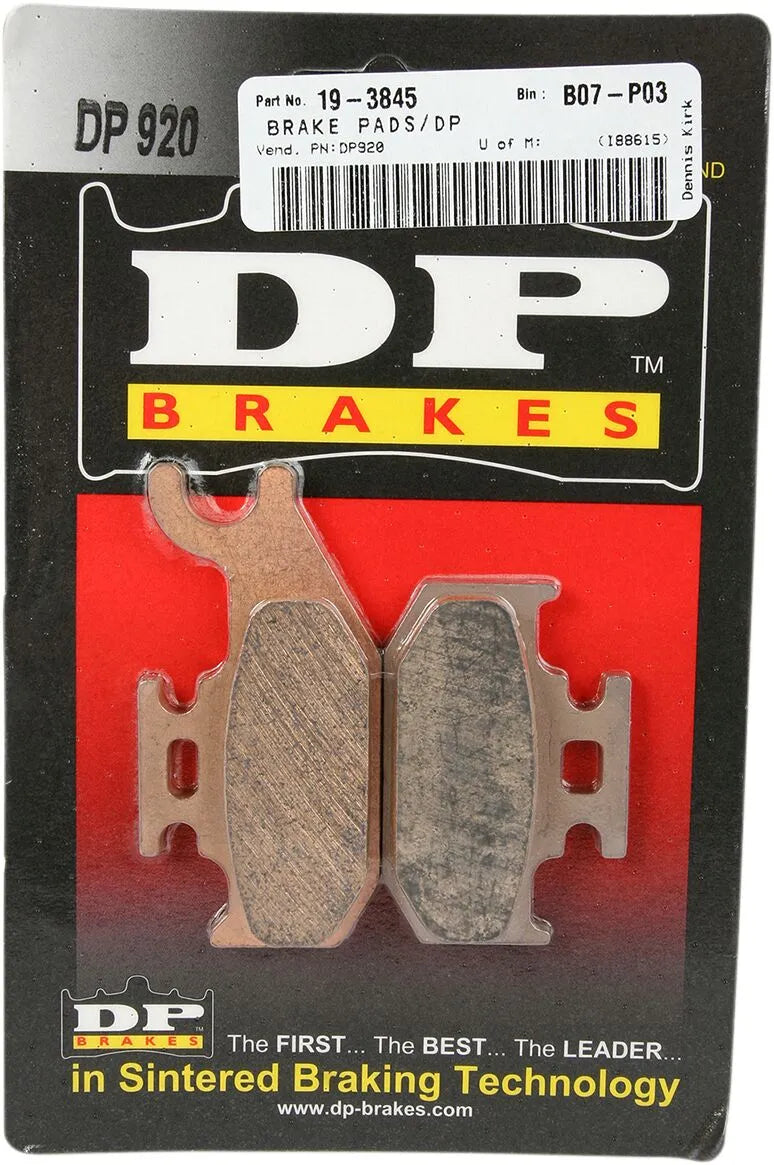 DP Brakes Sintermetall Bremsbeläge Für Atv/utv - Vorne & Hinten
