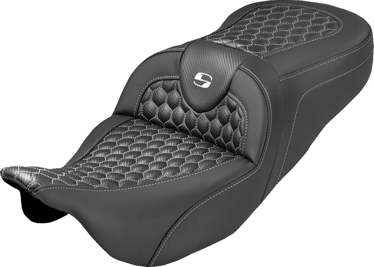 Saddlemen Roadsofa Seat White Stitching