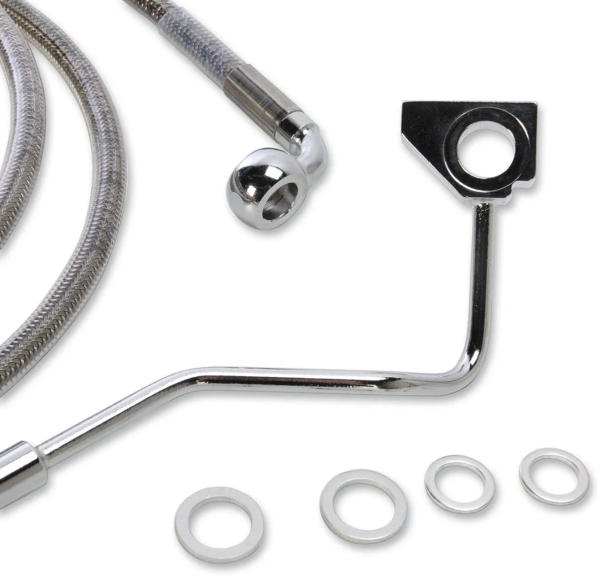 Drag Specialties Verlängerter Bremsleitungssatz Für Abs Modelle