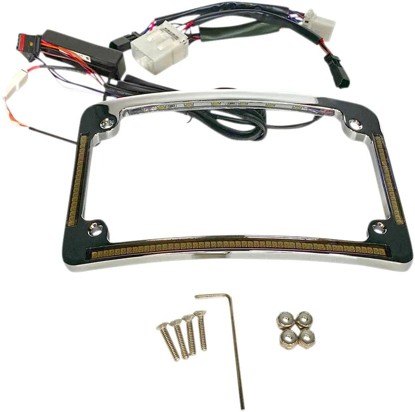 Custom Dynamics Led Radius License Plate Frame