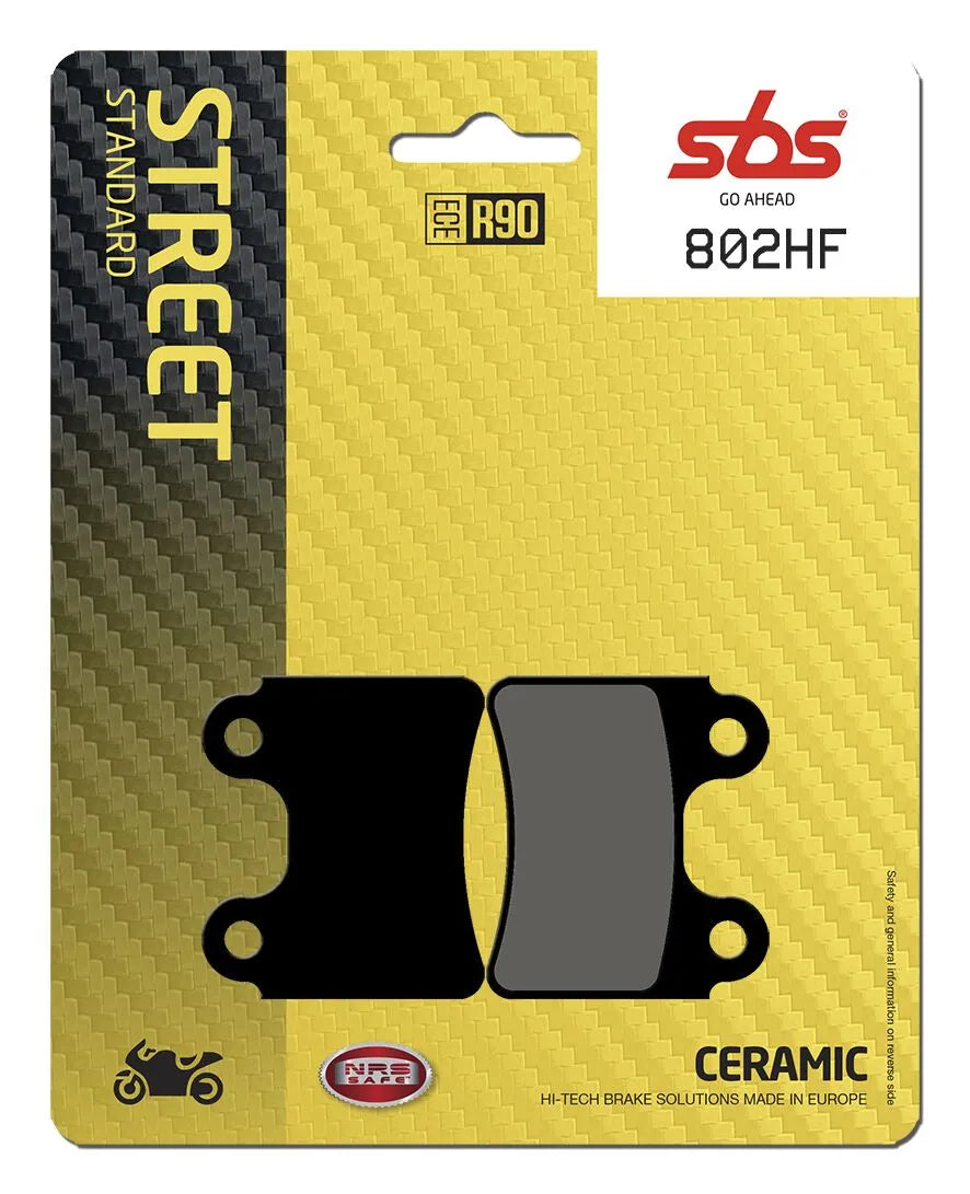 Sbs Hf Street Ceramic Organic Bremsbeläge - Vorne & Hinten