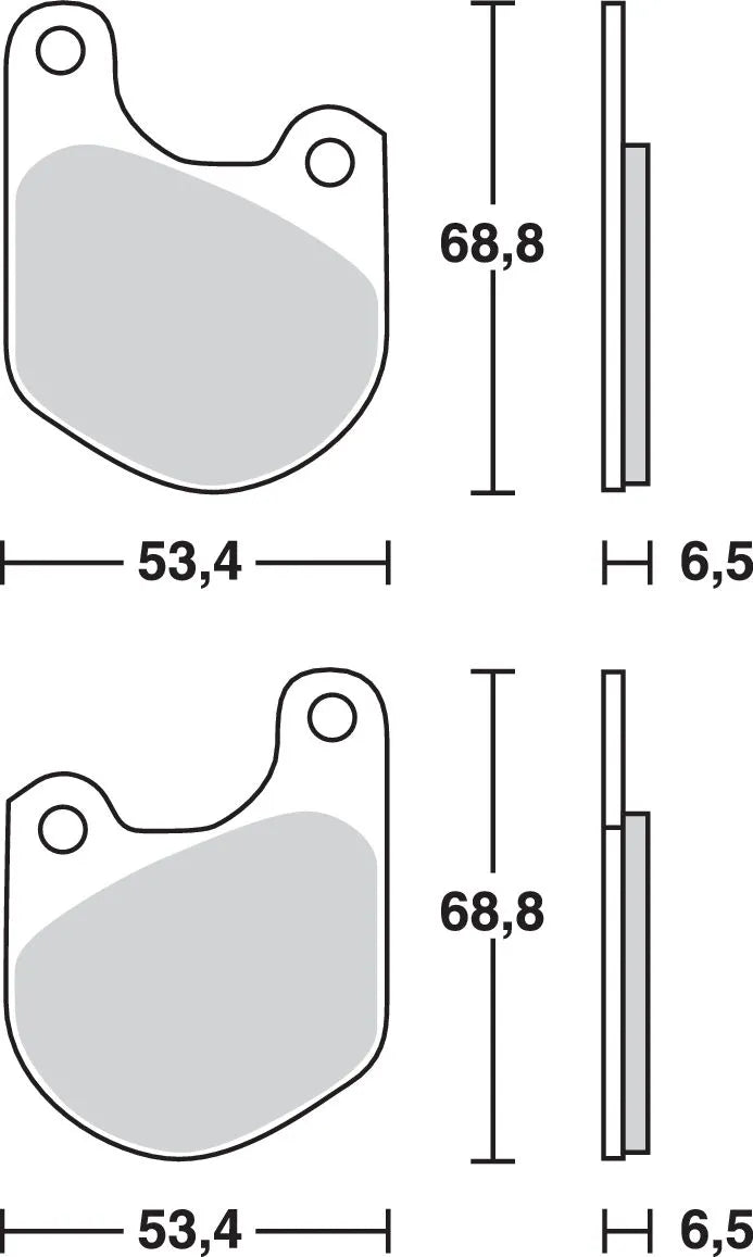 Trw All Round Sintermetall Bremsbeläge - Vorne