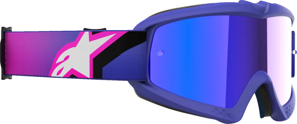Alpinestars Vision Corp Youth Goggles Purple Pink Mirrored Blue