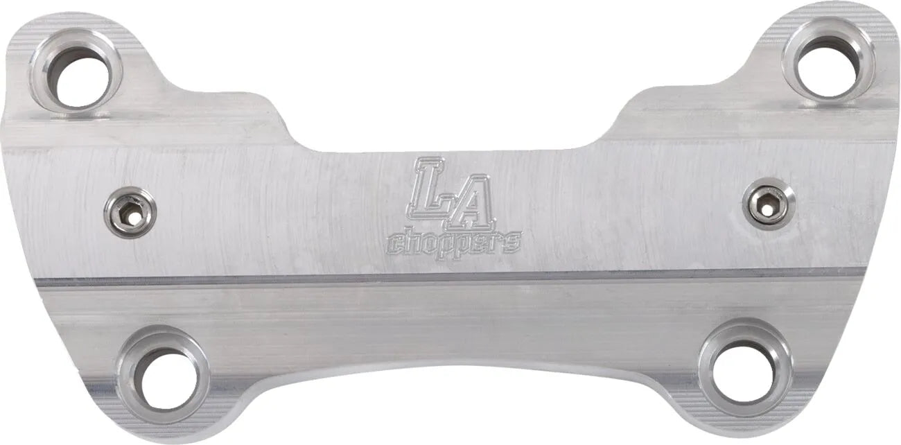 La Choppers Hefty Top Clamp - Polished Aluminum