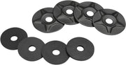 Show Chrome Chrome Star Washer Set for 1/4" Holes
