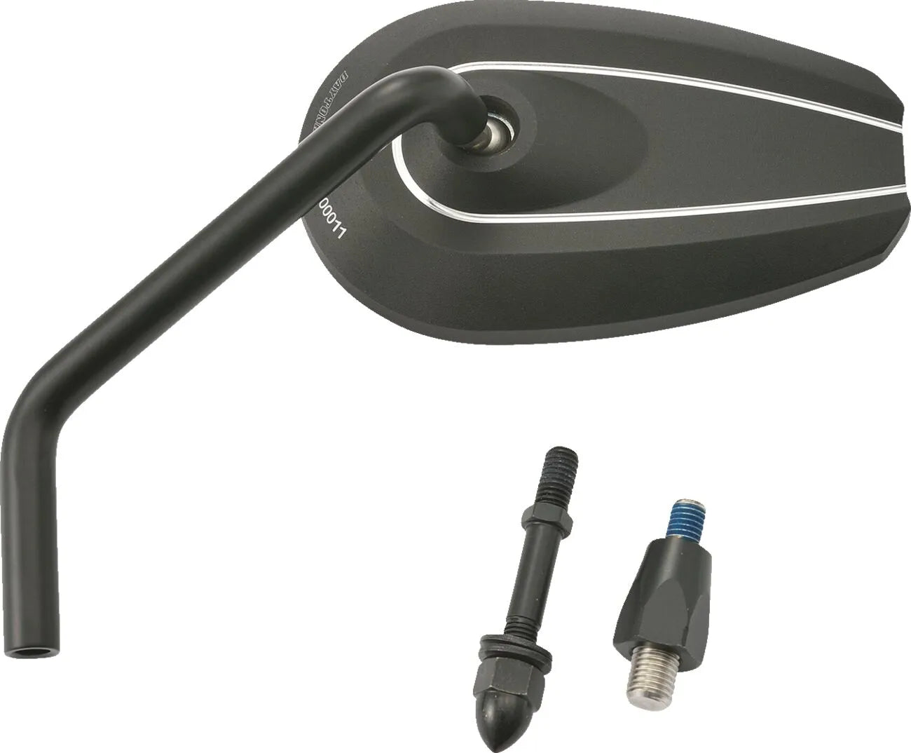 Daytona Aluminum Black Mirror