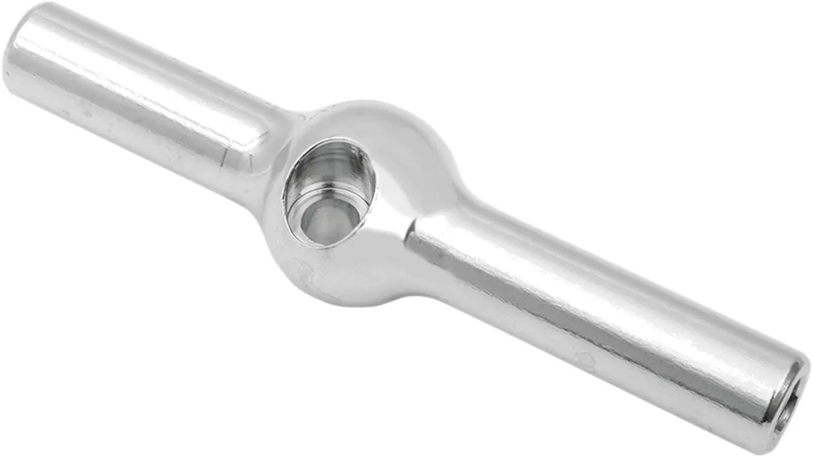 Drag Specialties Chromstahl Doppel-Scheibenbremsleitungs-T-Stück