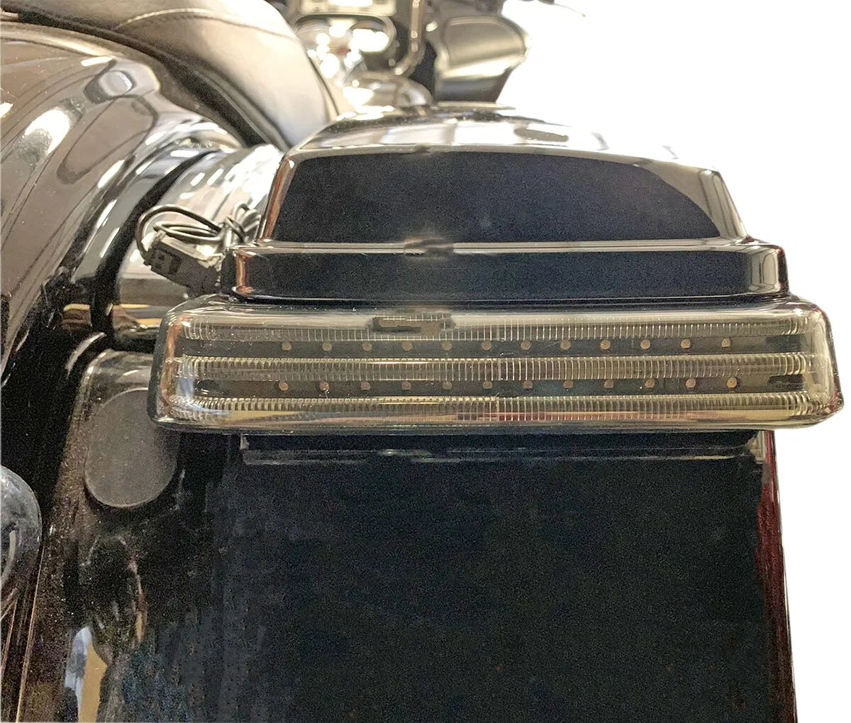 Custom Dynamics Saddlebag Lights - Smoke Lens - Black - PB-SBSEQ-HD-BS