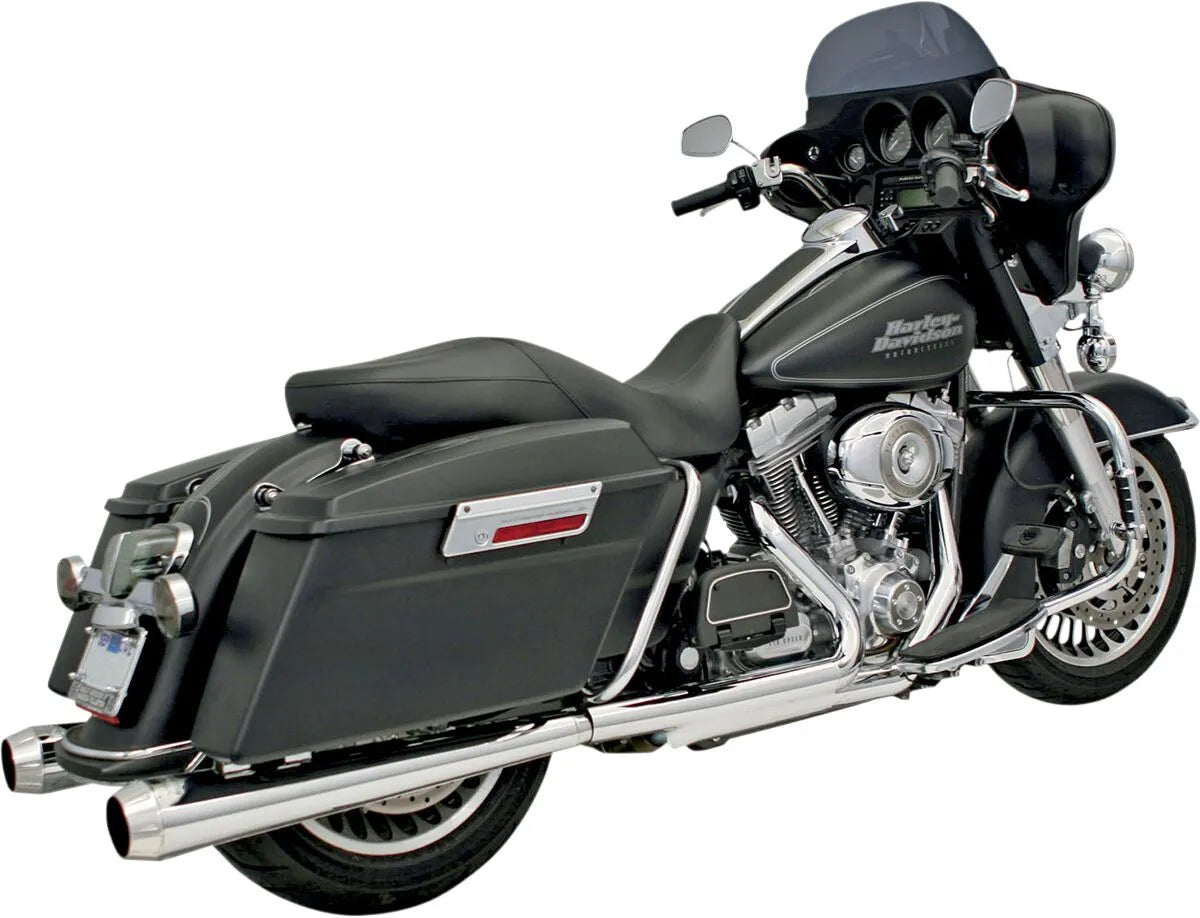 Bassani Xhaust Megaphone Slip-On Auspuff - Chrom