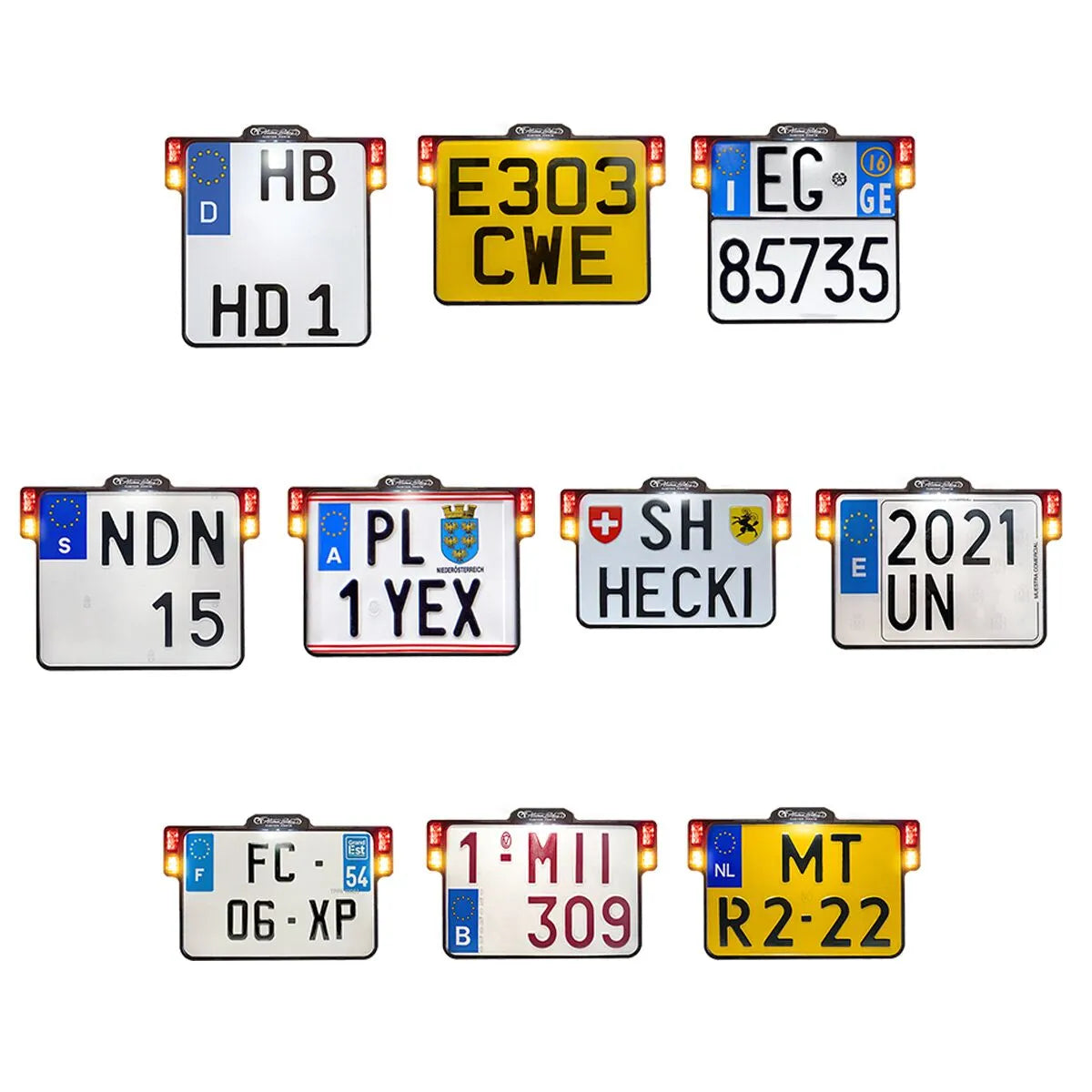 Heinz Bikes All-in-one 2.0 License Plate Holder - Chrome