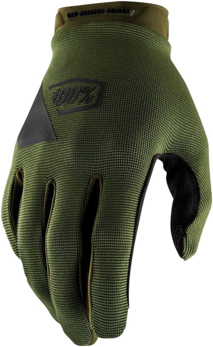 100% Ridecamp Off-road Gloves - Green