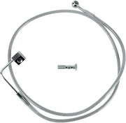 Drag Specialties Edelstahl Bremsleitungssatz - Hinten