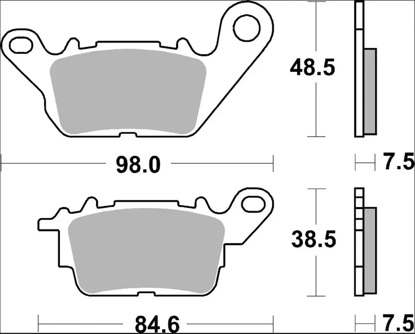 Brembo Prime Line Bremsbelag Echtes Carbon Keramik