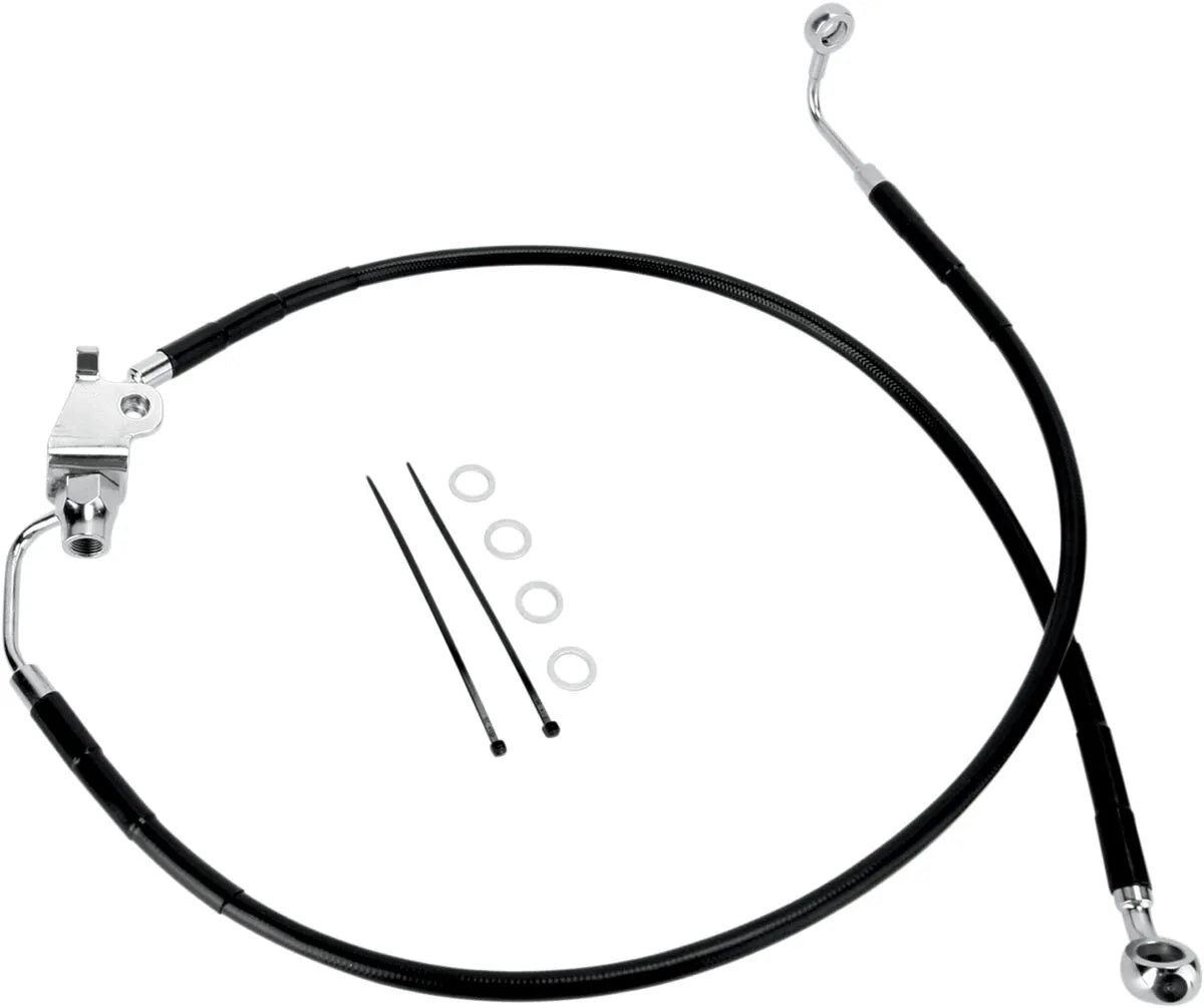Drag Specialties Edelstahl Bremsleitungskit Hinten 29-5/8"