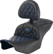 Saddlemen Roadsofa Lattice Stitch Seat - For Harley Davidson