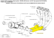 Akrapovic Verbindungs- & Y-Rohr Für Auspuffanlagen C-y6r8