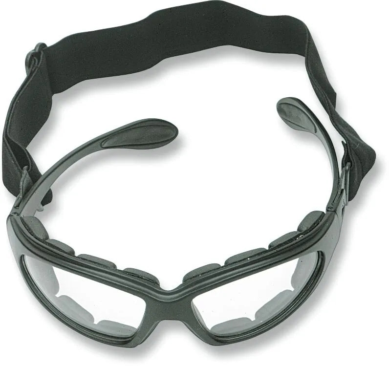 Bobster GXR Convertible Sunglasses Matte Black Clear Lens
