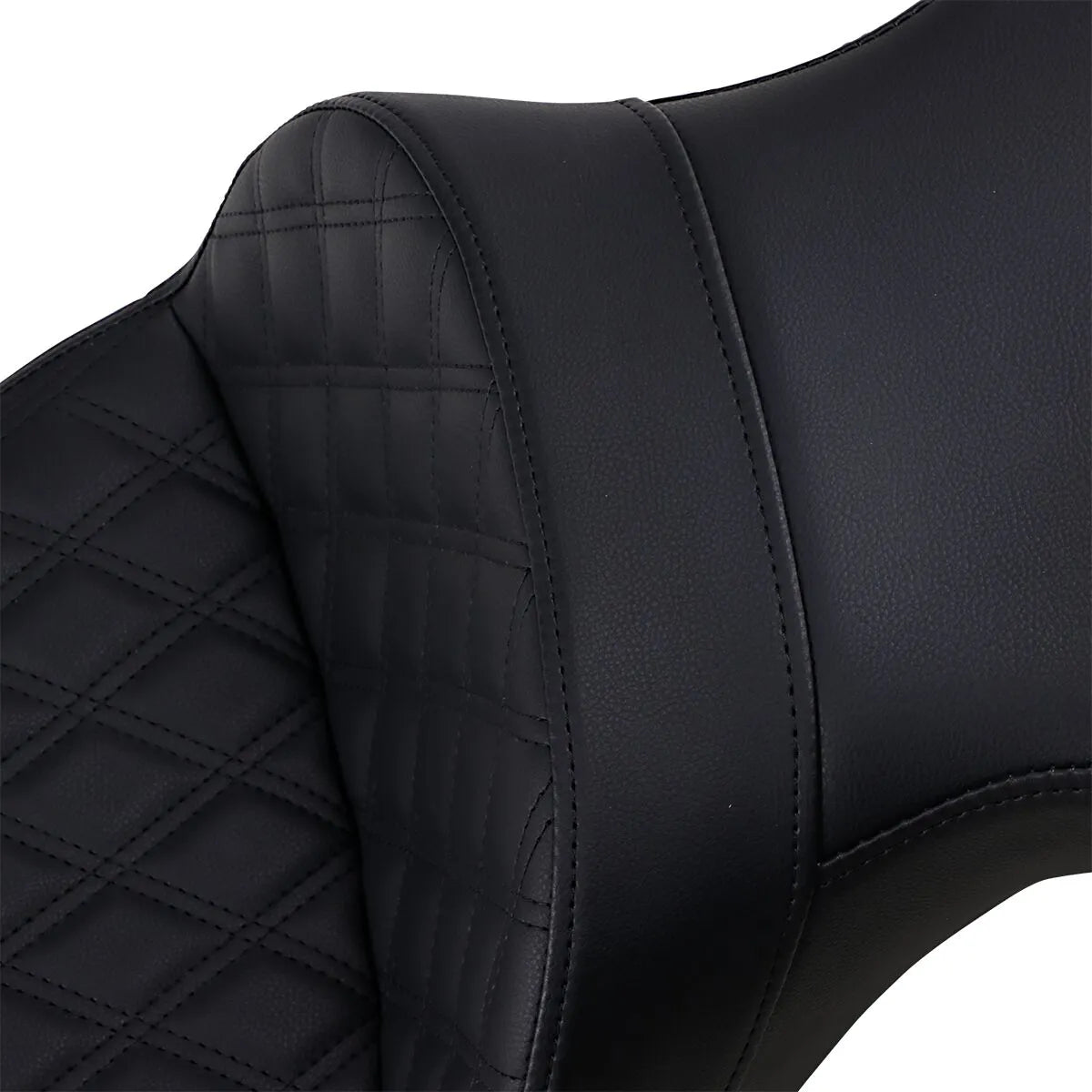 Saddlemen Explorer Seat - Lattice Stitch - For Harley Davidson