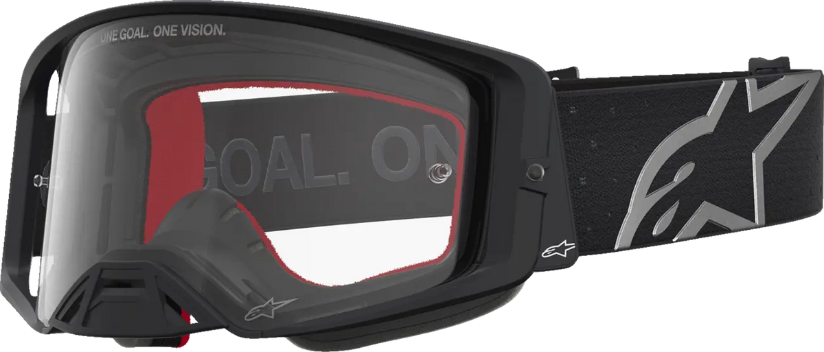 Alpinestars Supertech Vesta Goggle Black Matte Silver-Matte