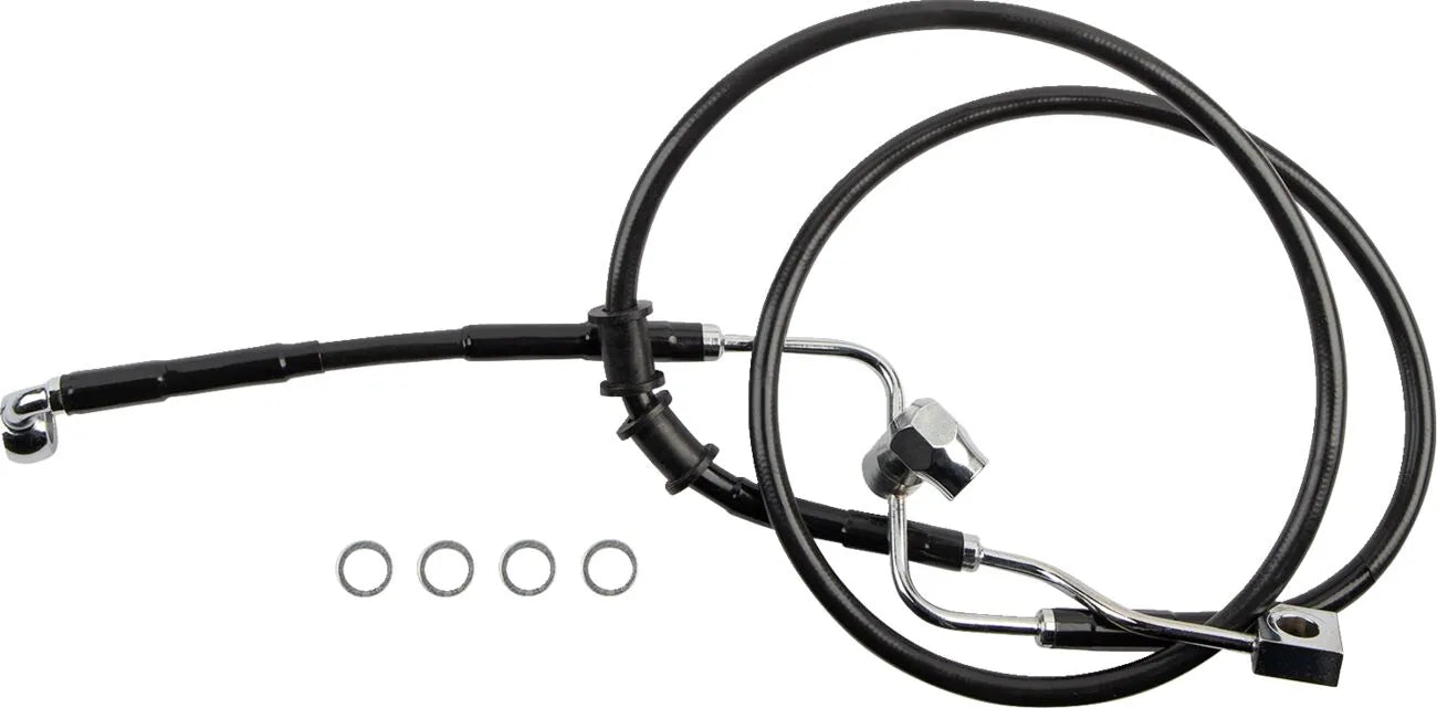 Drag Specialties Hintere Bremsleitung für ABS-Systeme