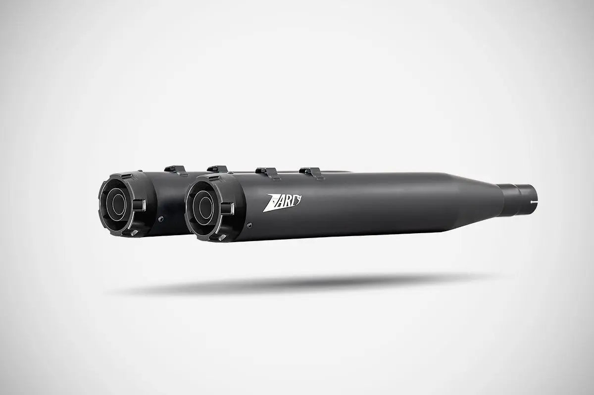 Zard 4.33" Slip-ons Flacher Schalldämpfer Für HD-Touring E3 - ECE Straßenzulassung