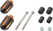 Daytona Tkm-2 Handlebar End - Black & Orange Anodized