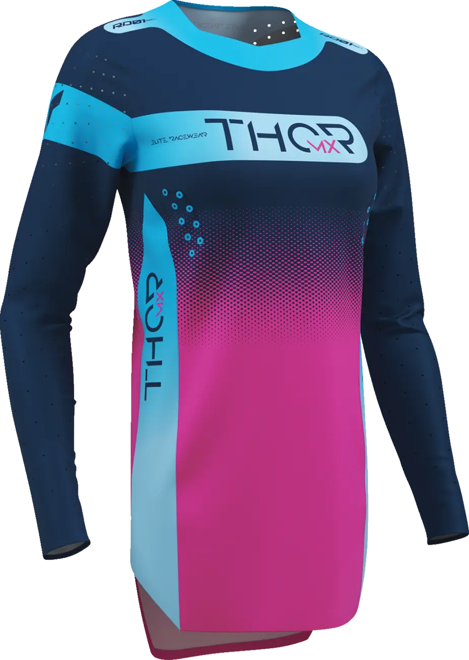 Thor Sportmode Merge Women's Jersey Navy Fuchsia