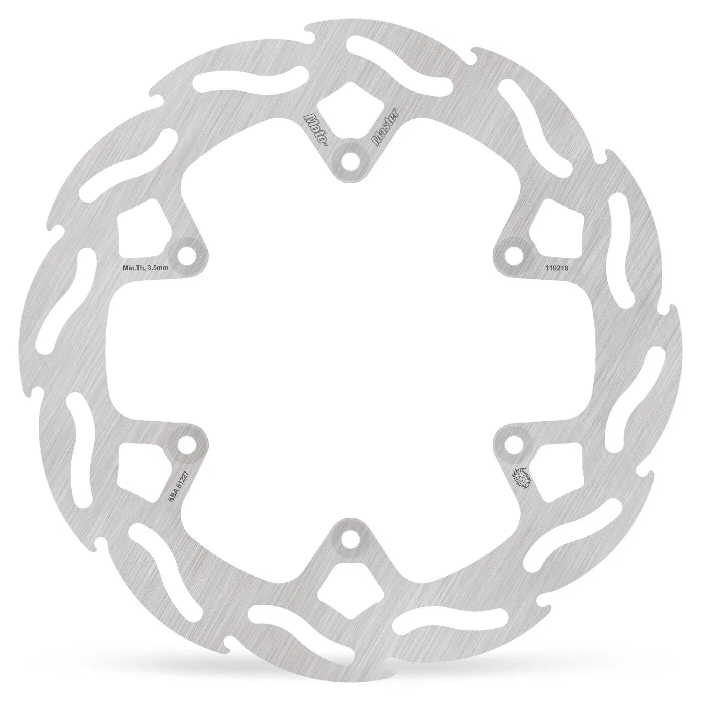 Moto-master Flame Series Feste Bremsscheibe - Hinten
