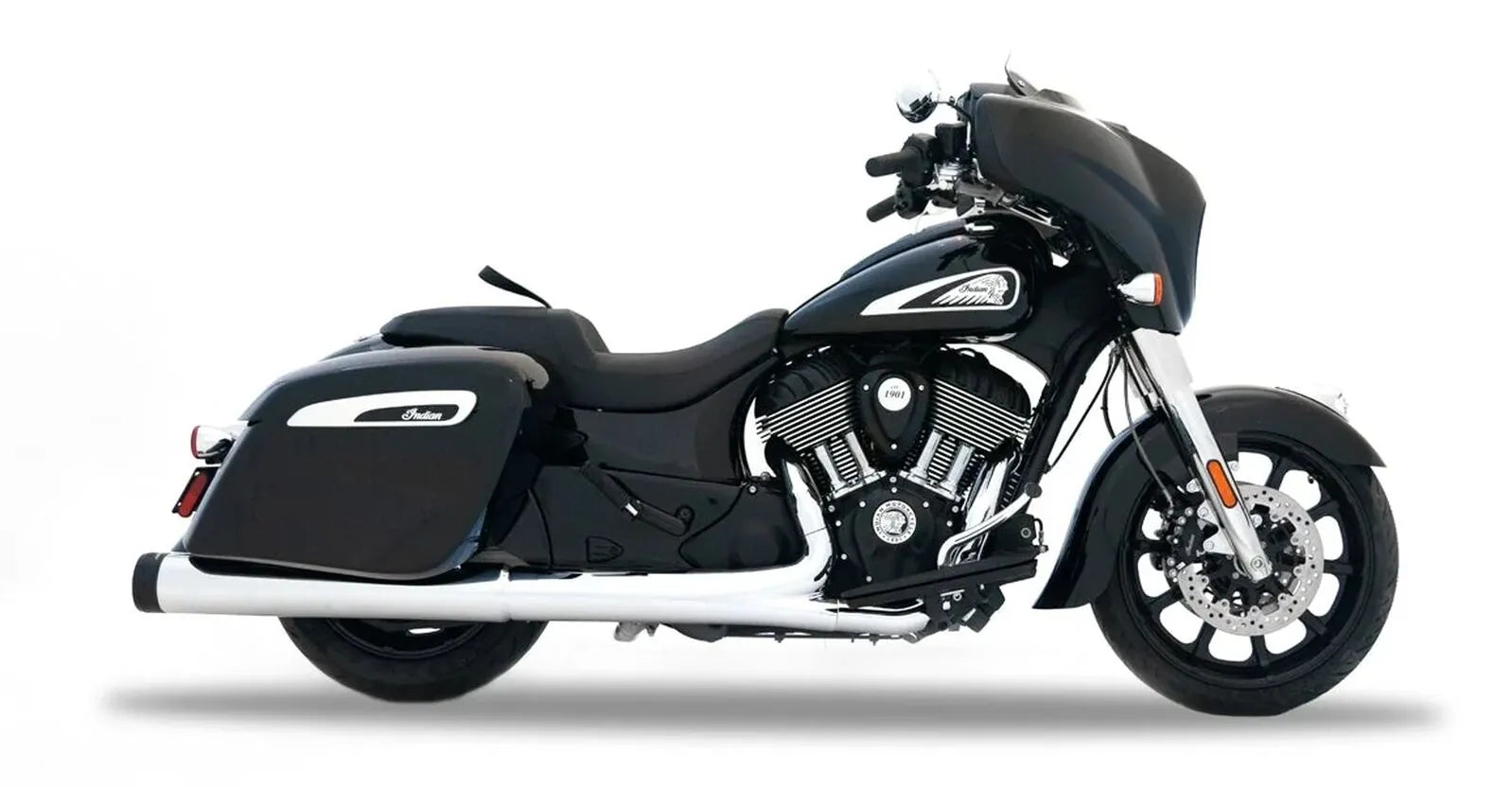 Rinehart Racing 4.5" Motopro45 Slip-on Mufflers For Indian