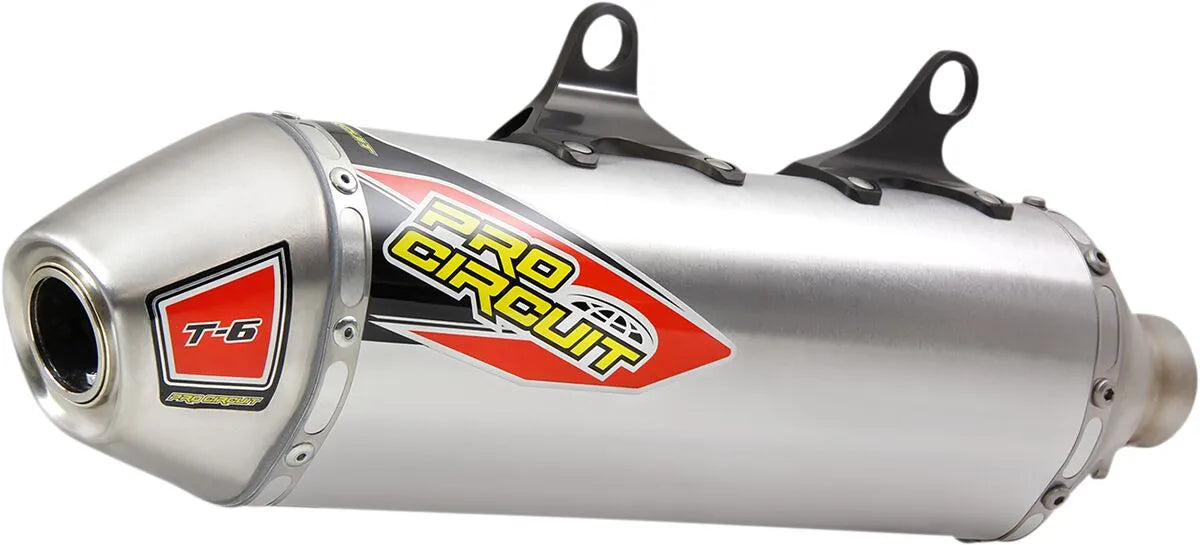 Pro Circuit T-6 Schalldämpfer Edelstahl Slip-On