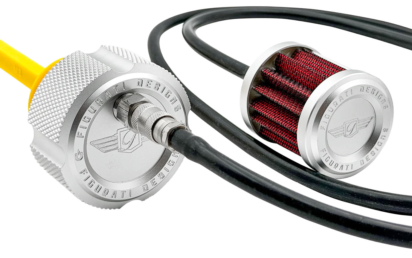 Figurati Designs Vented Dipstick Milwaukee Eight Touring – Gas- & Oil Tank