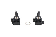 Sw-Motech V-LOC Lock Set 2 Cylinders 2 Keys Black for Side Bags