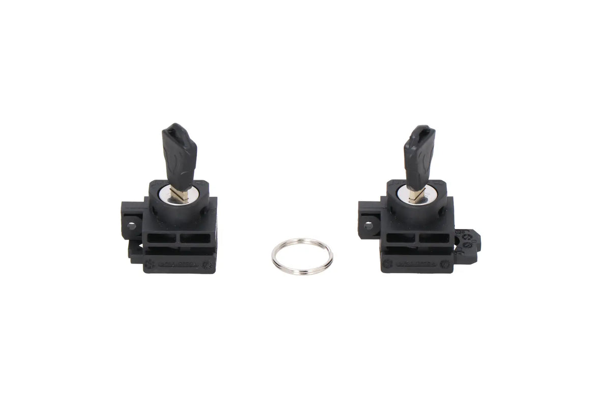 Sw-Motech V-LOC Lock Set 2 Cylinders 2 Keys Black for Side Bags