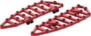 Arlen Ness Mx Billet Floorboards - Red Anodized