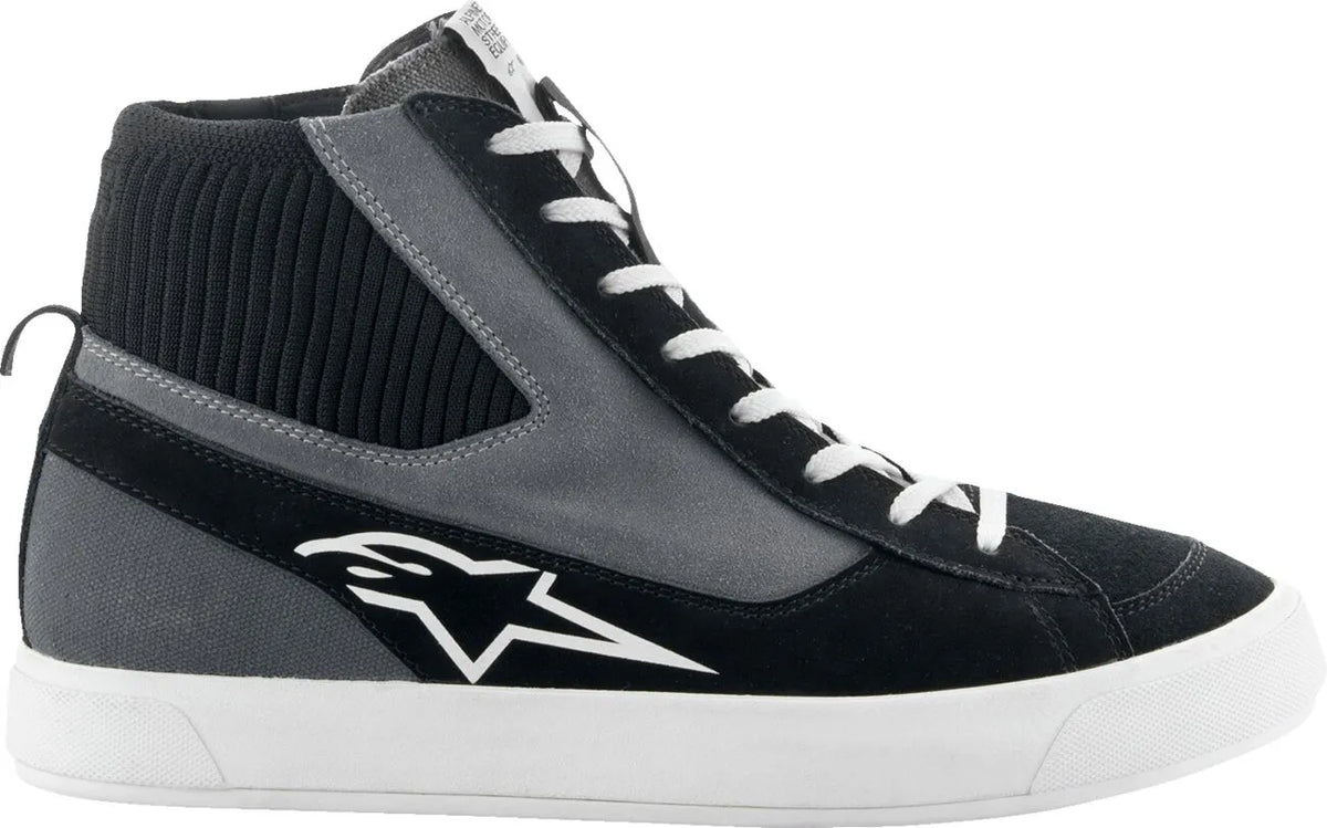 Alpinestars Stated Motorcycle Shoes Black/Gray/White