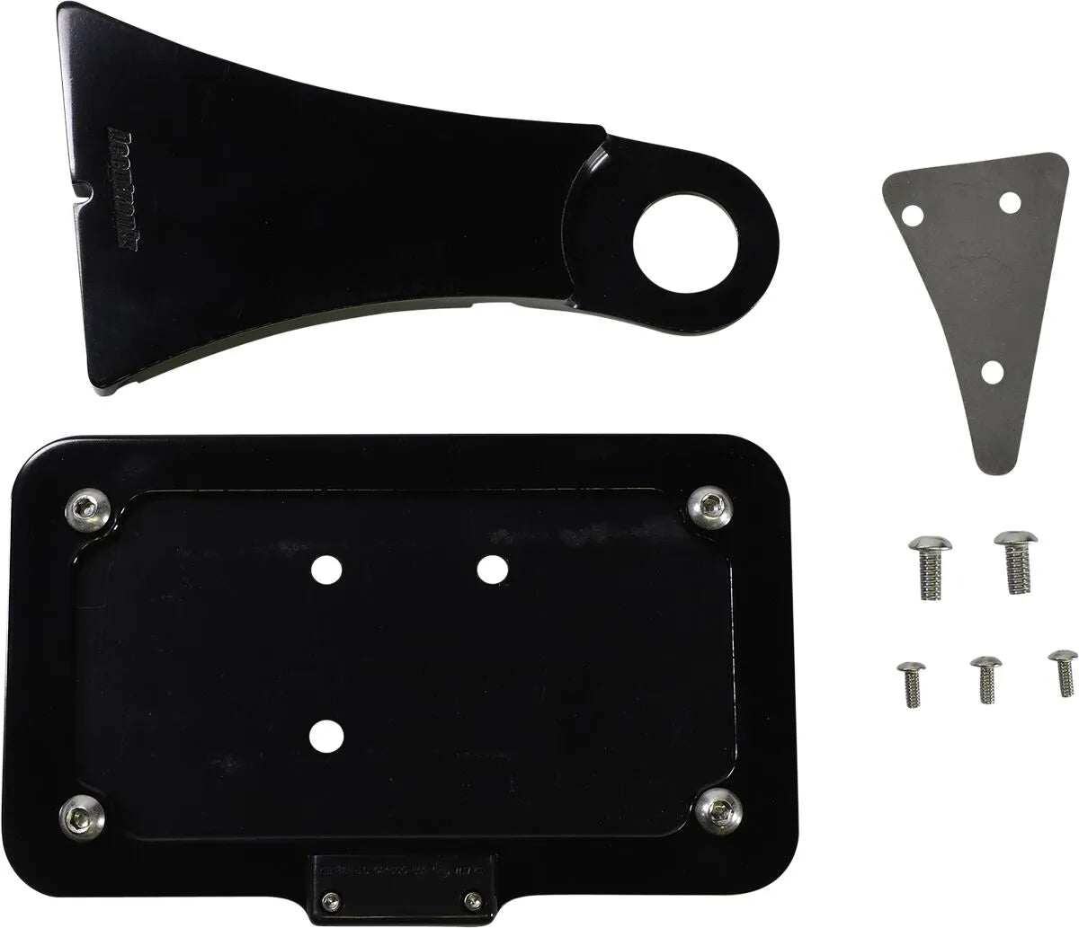 Accutronix Side Mount License Plate With Led Light