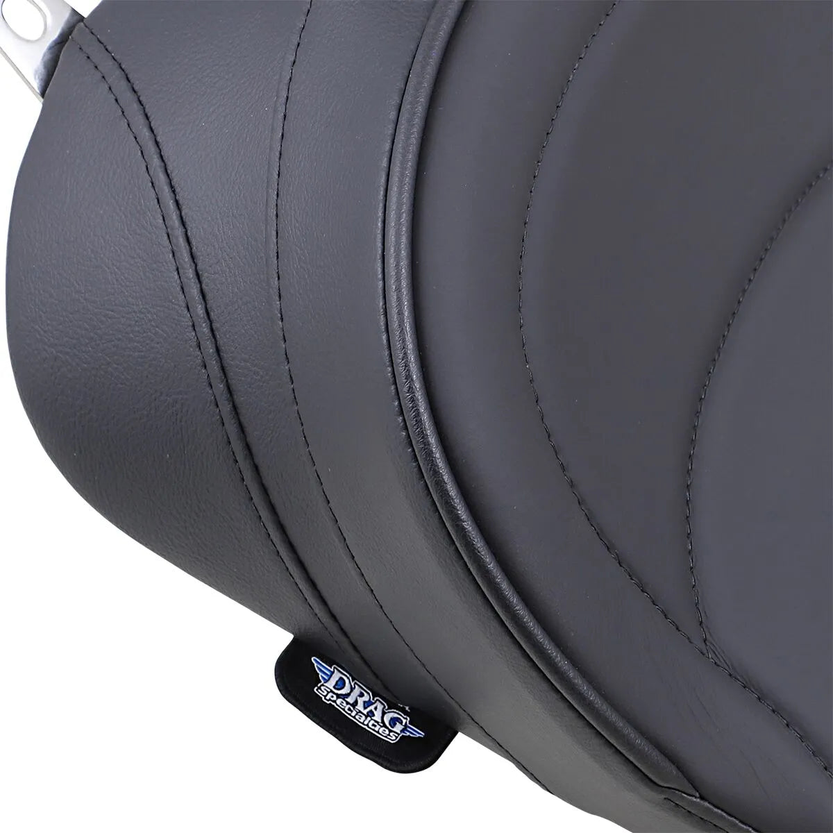 Drag Specialties Backrest Compatible Solo Seat - For Harley Davidson