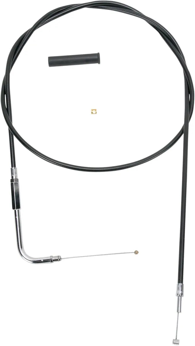 DRAG SPECIALTIES Black Vinyl Throttle Cable 54 inch